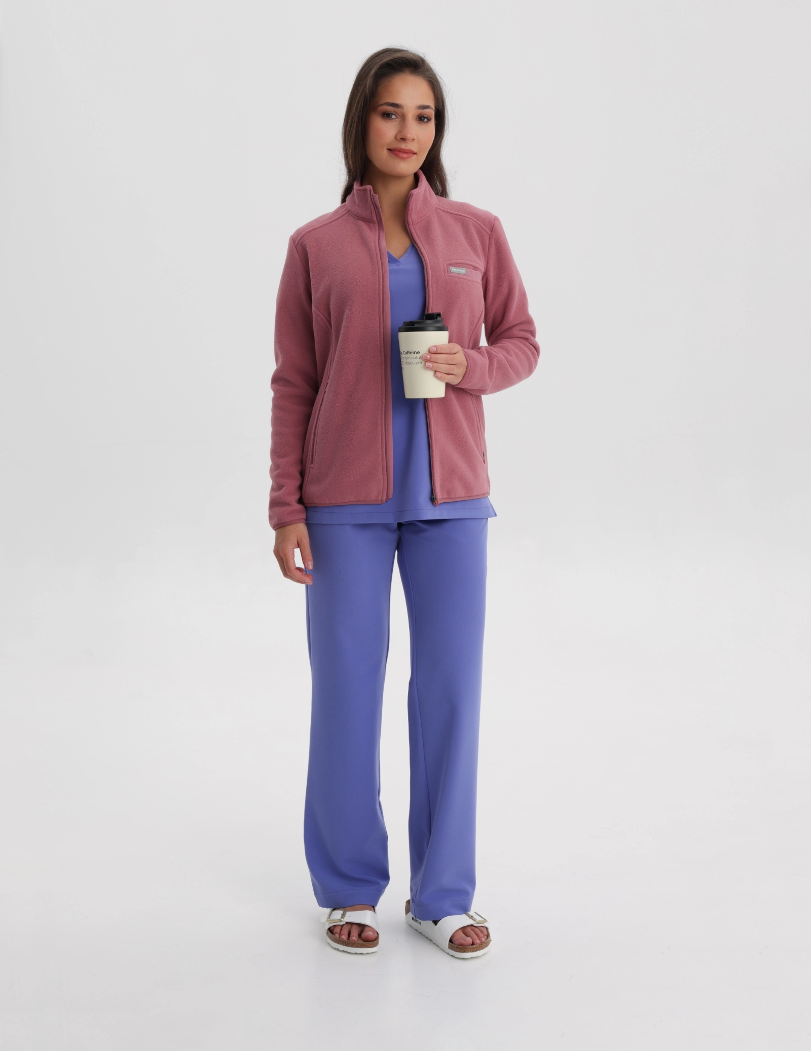 Damen Fleecejacke COZY HEAT - WOODROSE