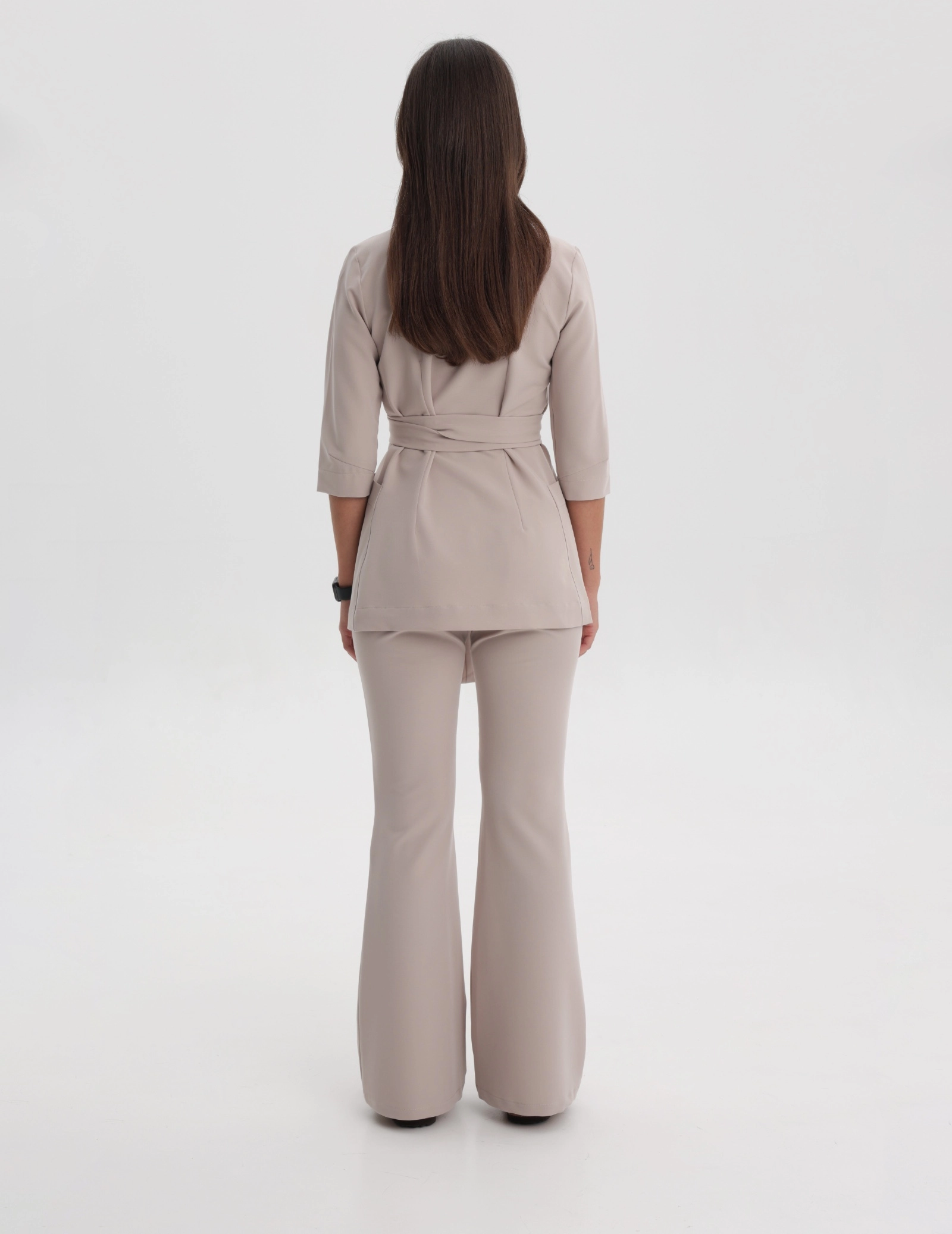 Medizinischer Kasack zum Binden Rosalie - COCONUT