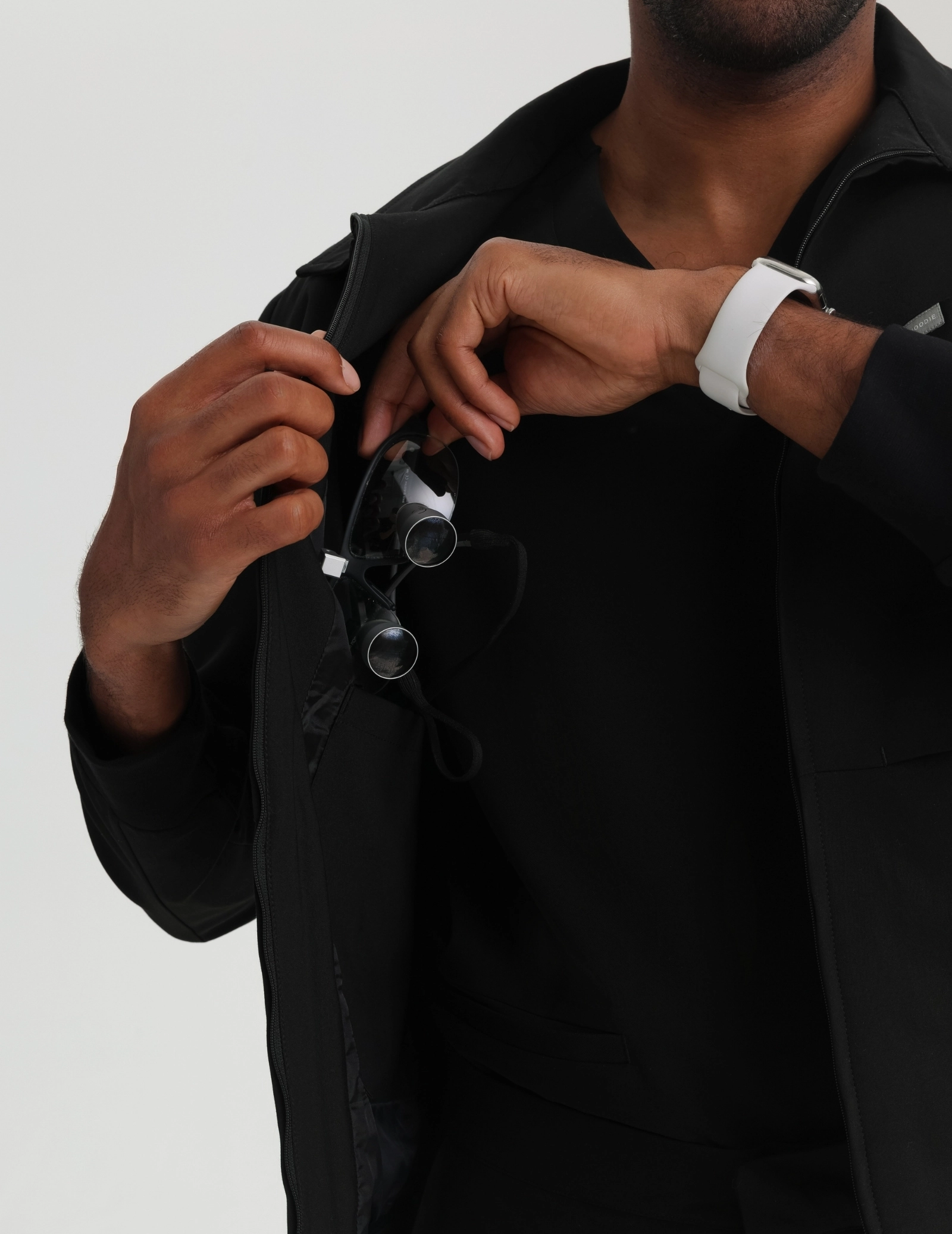 Hunter Medizinische Herrenjacke - BLACK