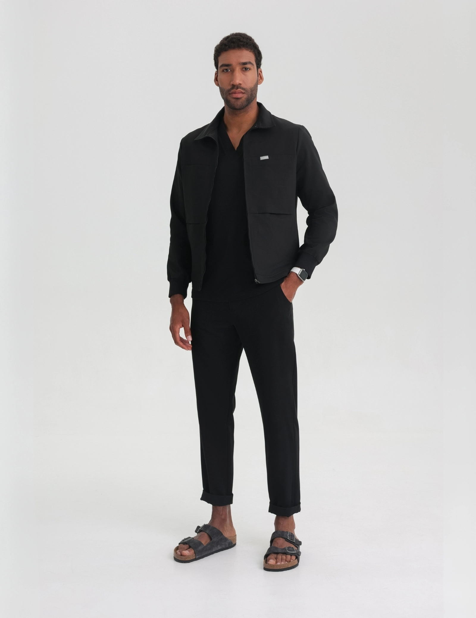 Hunter Medizinische Herrenjacke - BLACK