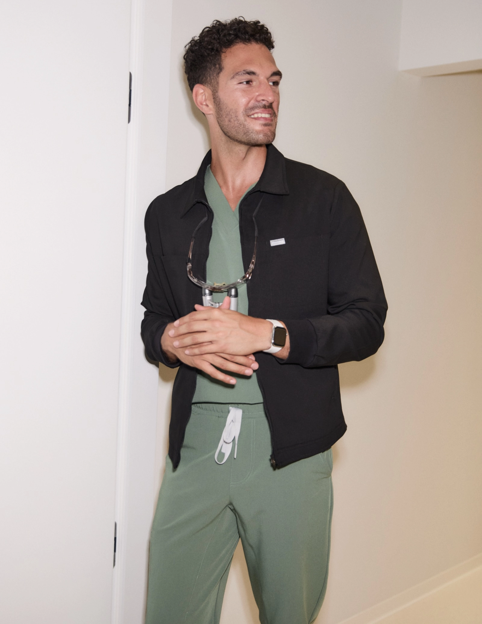 Hunter Medizinische Herrenjacke - BLACK