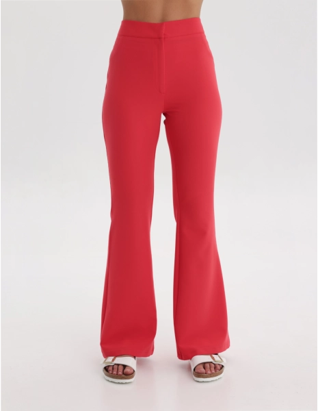 Damen Medizinische Hose Flare - POP RED