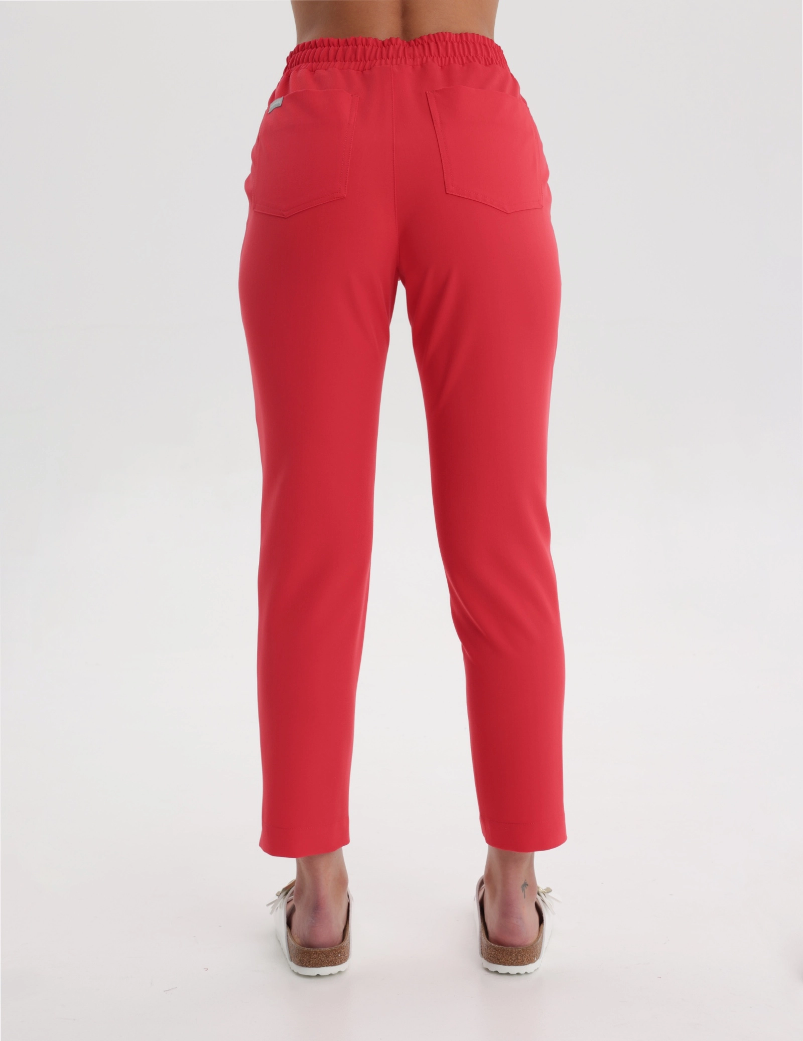 Damen Medizinische Hose Basic - POP RED