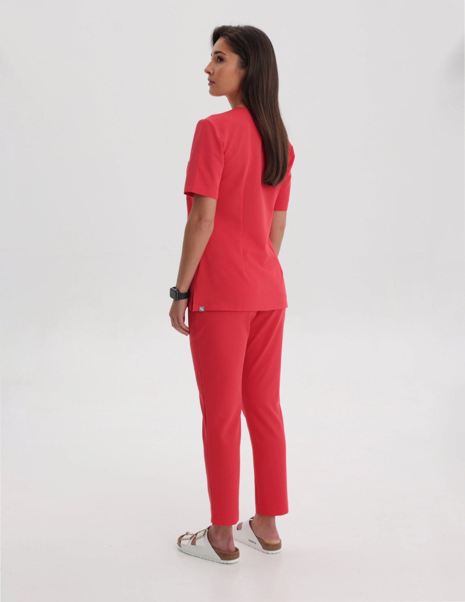 Damen Medizinische Hose Basic - POP RED