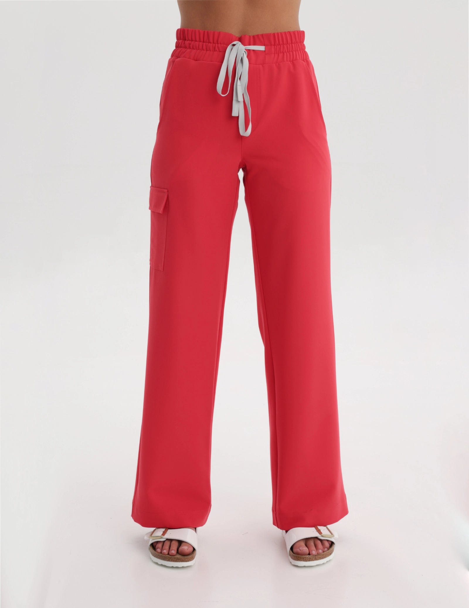Damen Medizinische Hose Yoga - POP RED