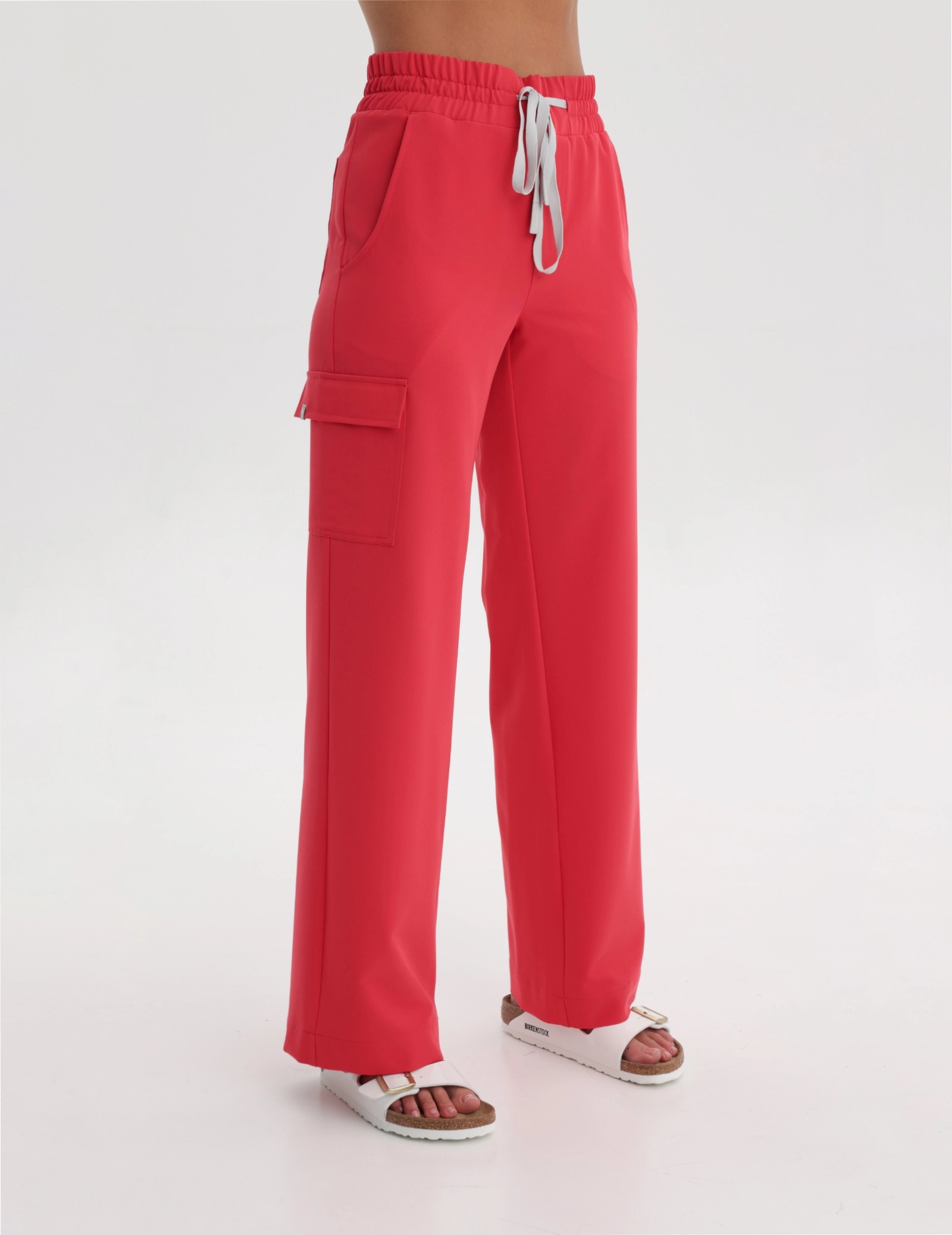 Damen Medizinische Hose Yoga - POP RED