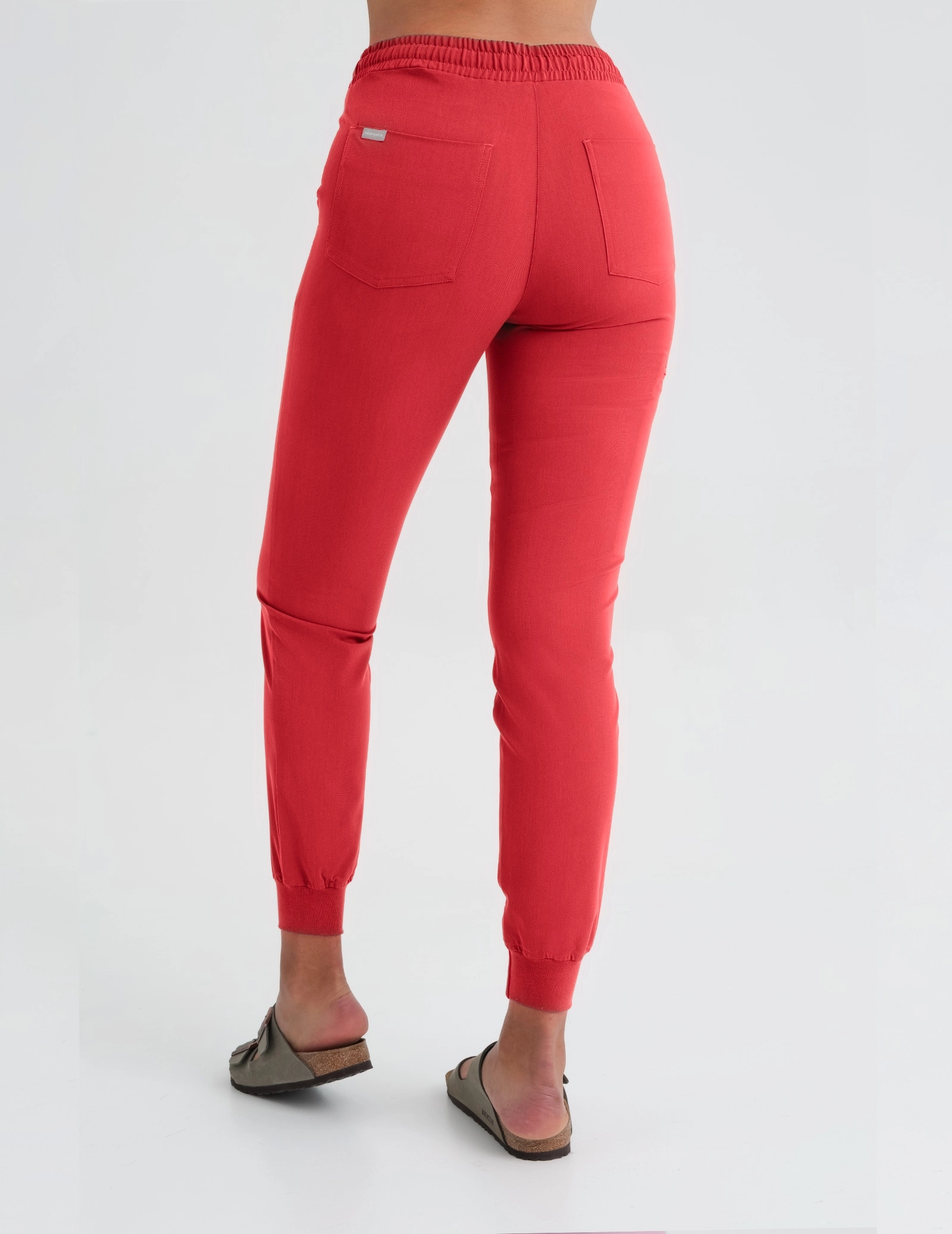 Damen Medizinische Hose Jogger - POP RED