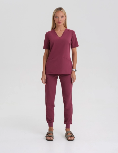 Damen Jogger - MULLED WINE