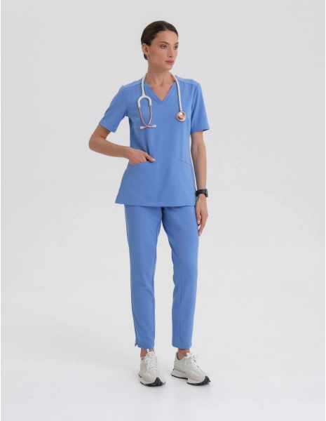 Damen Basic Hose - MARINA BLUE