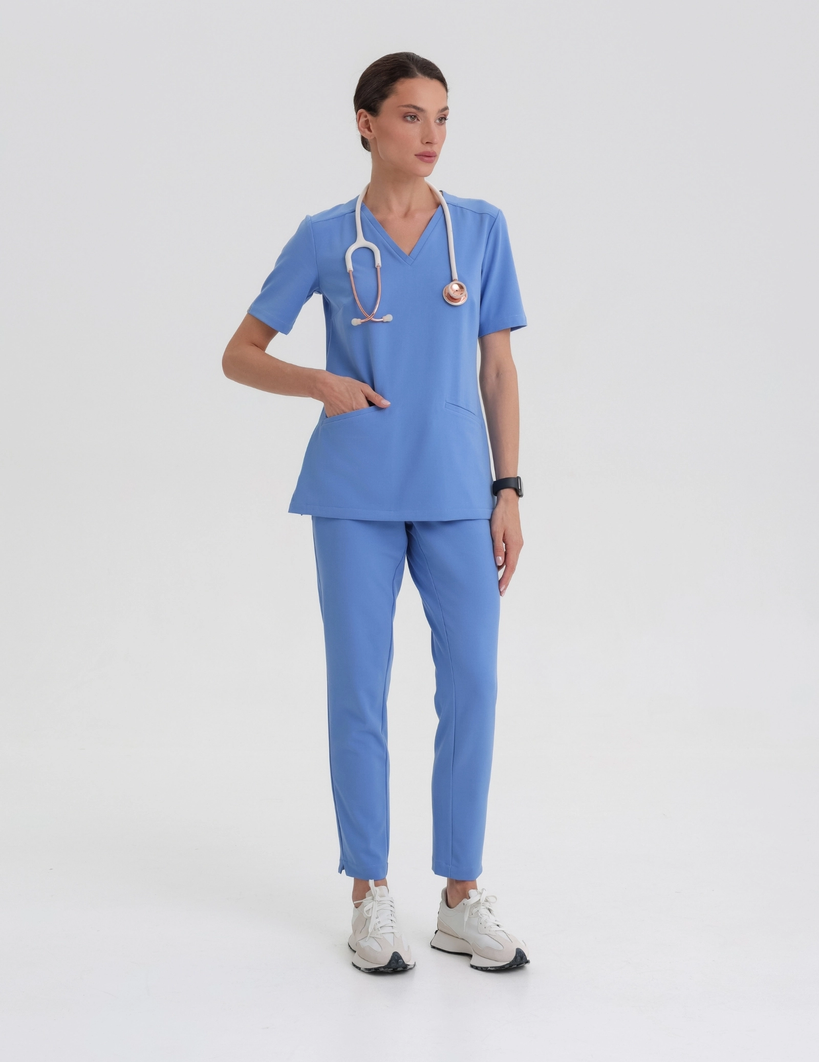Damen Basic Hose - MARINA BLUE