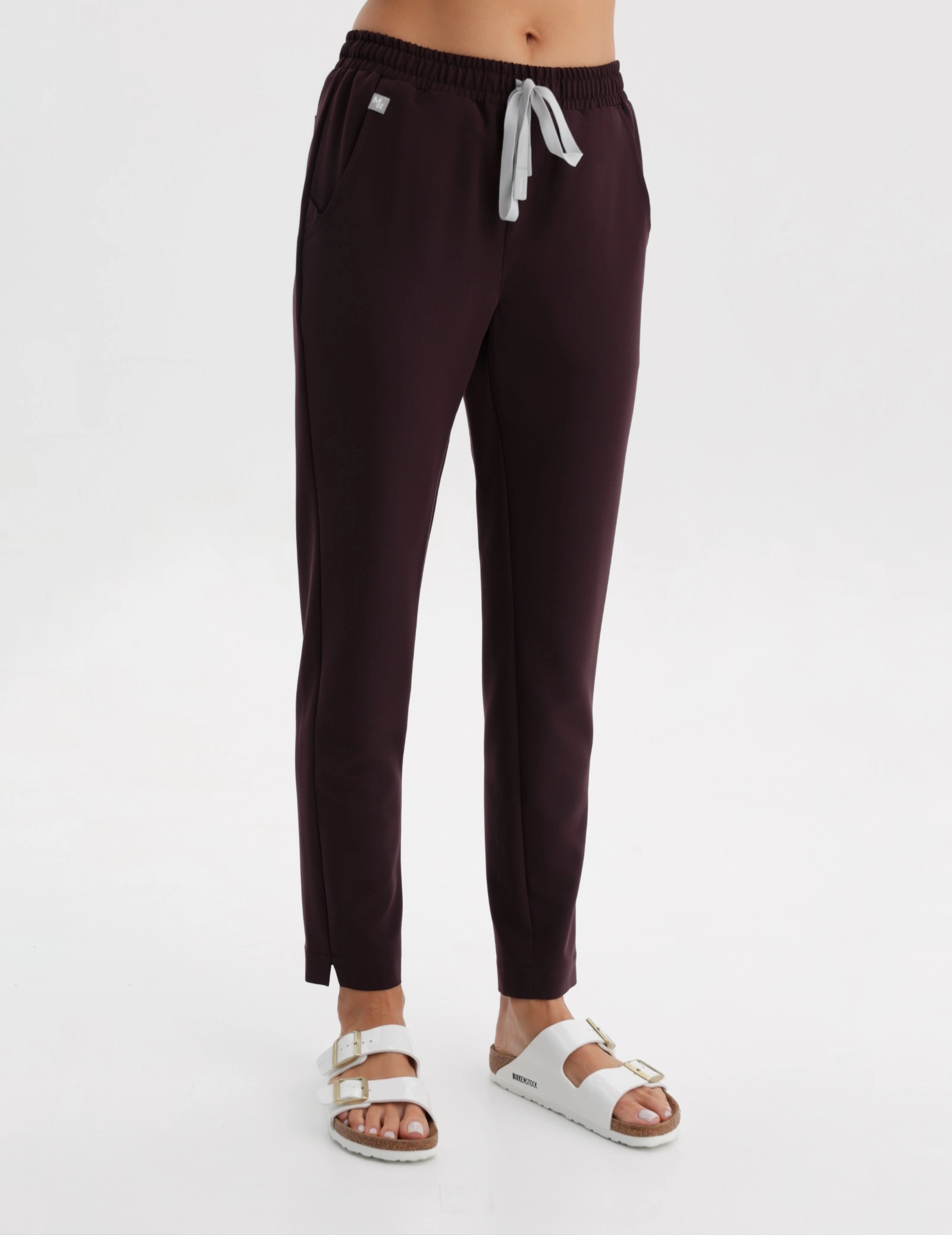 Damen Medizinische Hose Basic - DARK CHOCOLATE