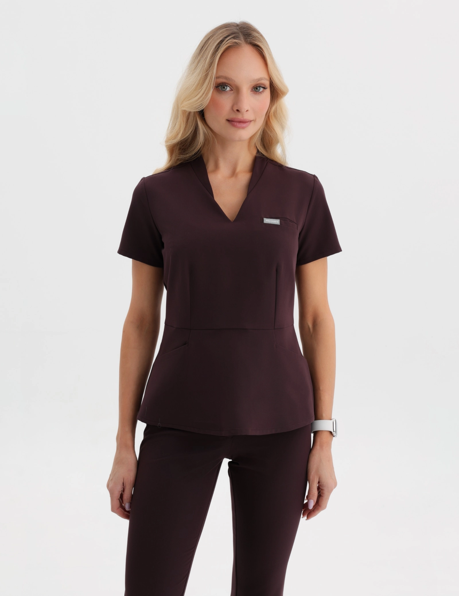 Medizinischer Kasack Kori - DARK CHOCOLATE