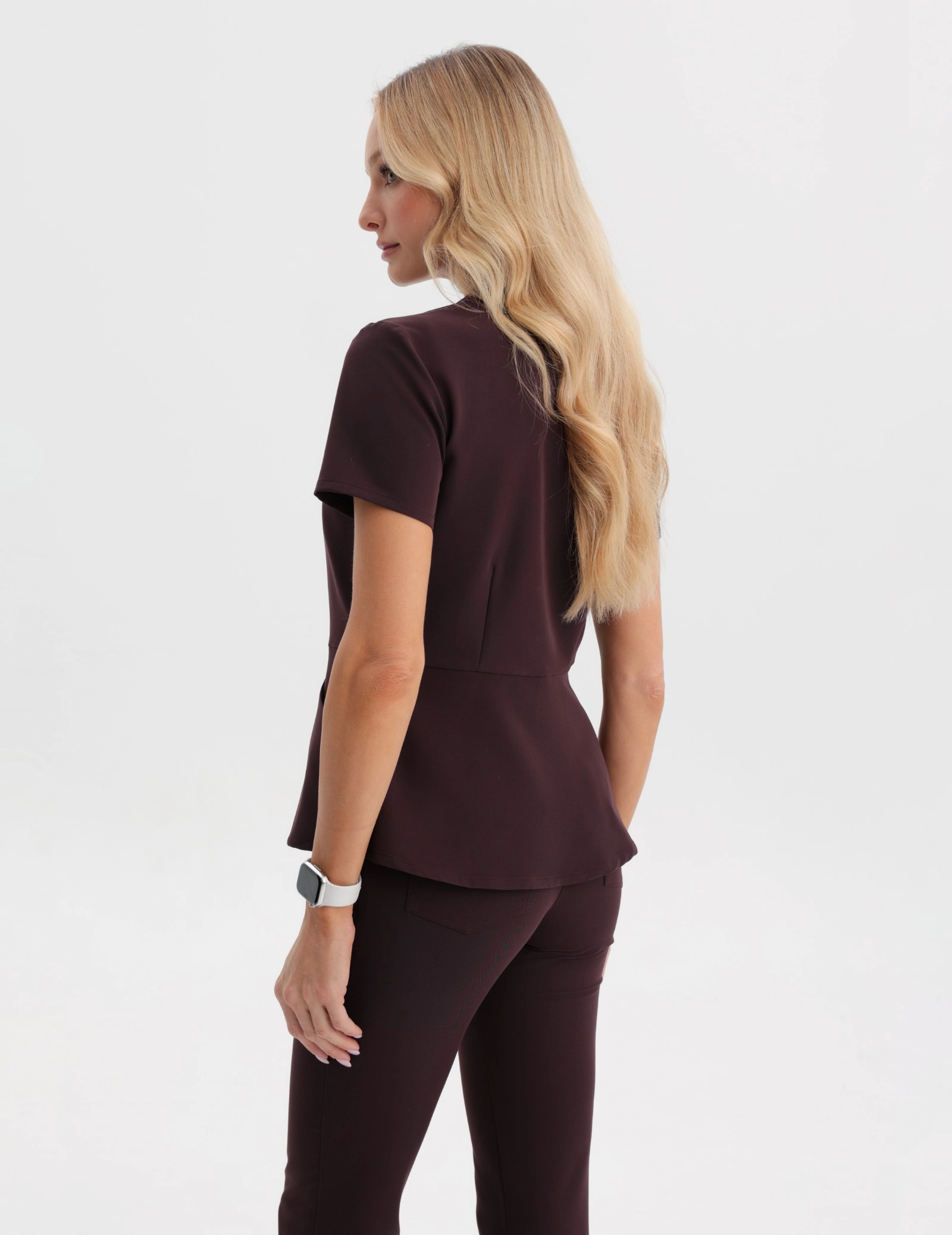 Medizinischer Kasack Kori - DARK CHOCOLATE