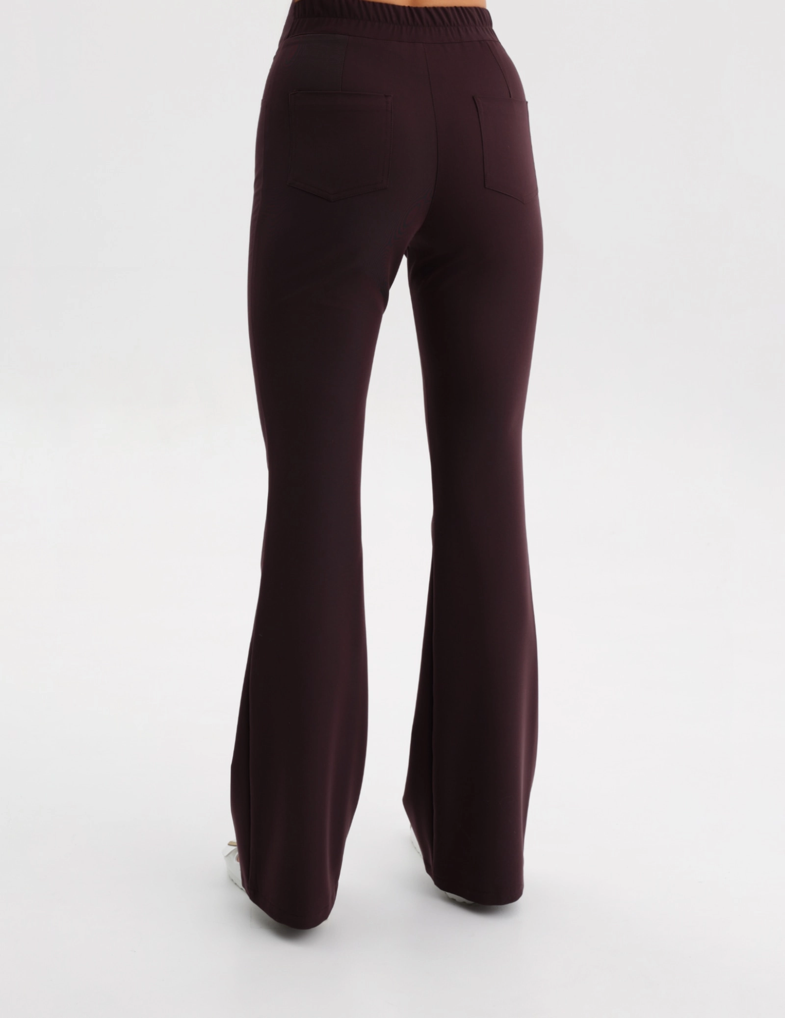 Damen Medizinische Hose Flare - DARK CHOCOLATE