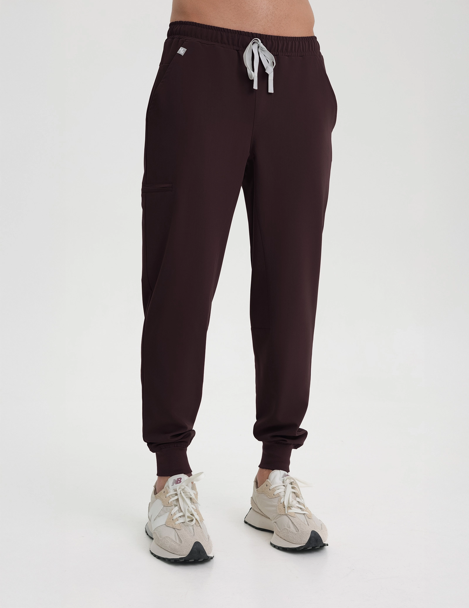 Herren Medizinische Hose Jogger - DARK CHOCOLATE