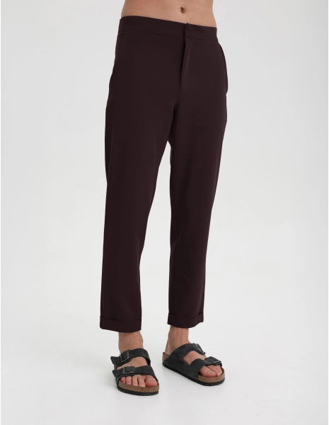 Herren Medizinische Hose Chinos - DARK CHOCOLATE