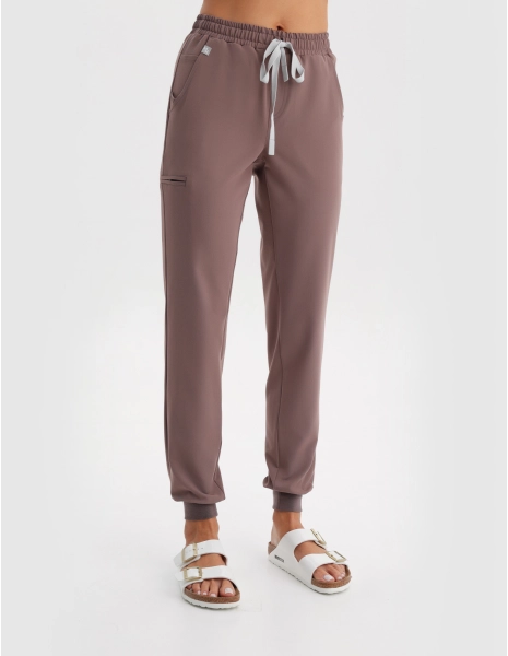 Damen Medizinische Hose Jogger – MOCHA