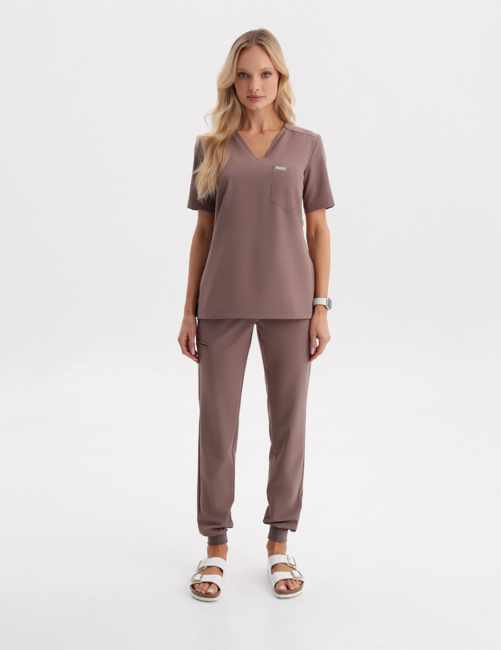 Damen Medizinische Hose Jogger – MOCHA