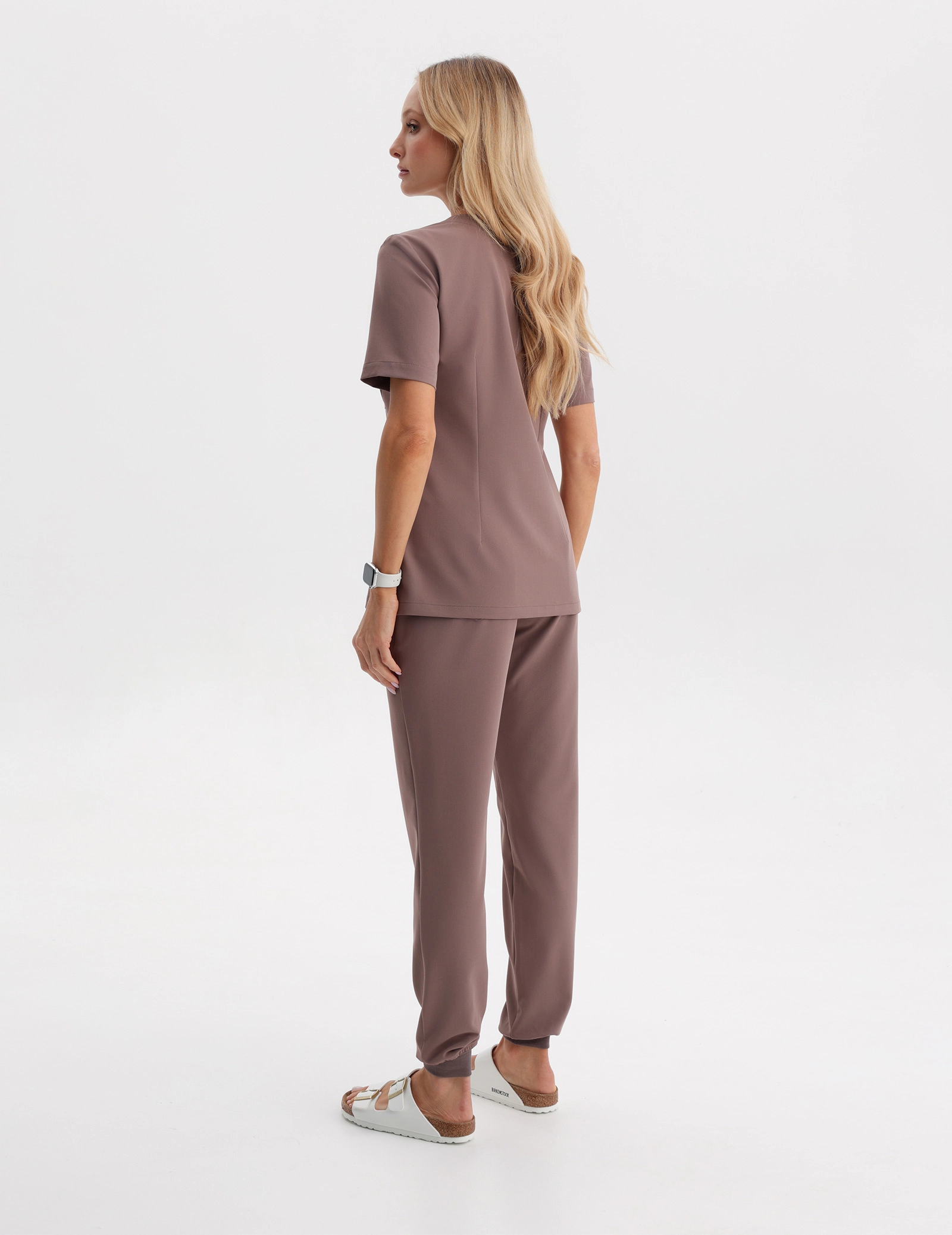 Damen Medizinische Hose Jogger – MOCHA