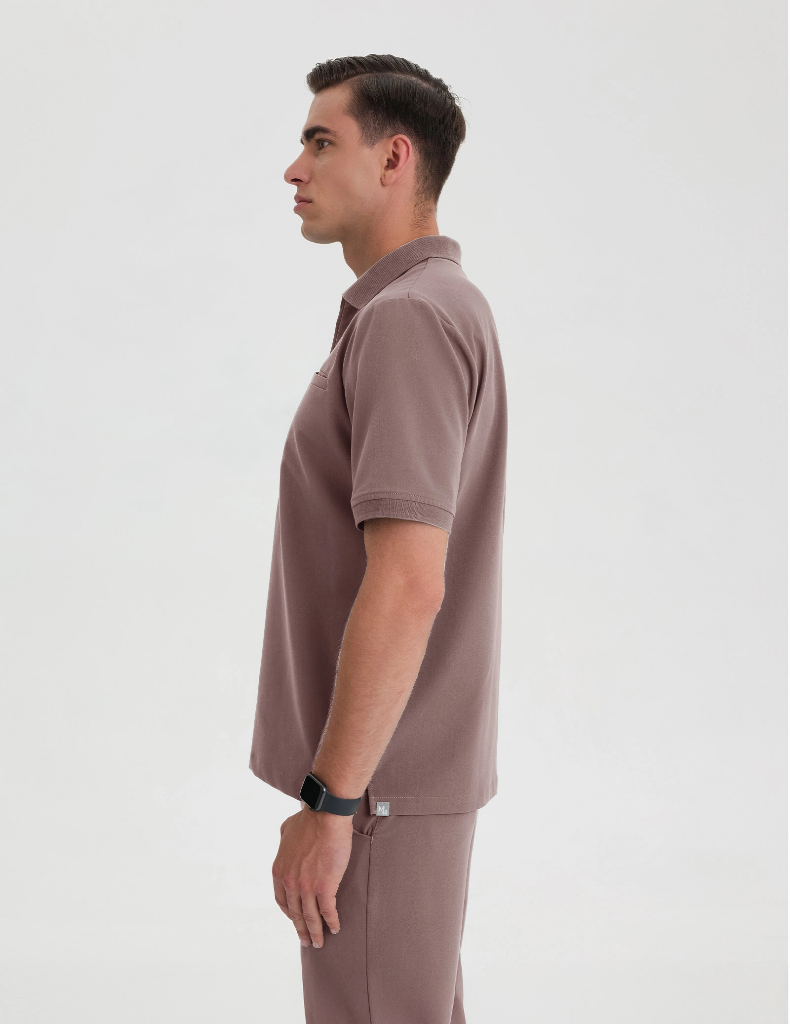 Medizinischer Herren-Kasack Birbal - MOCHA