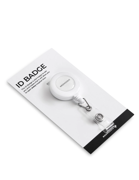 ID Badge Holder - WHITE
