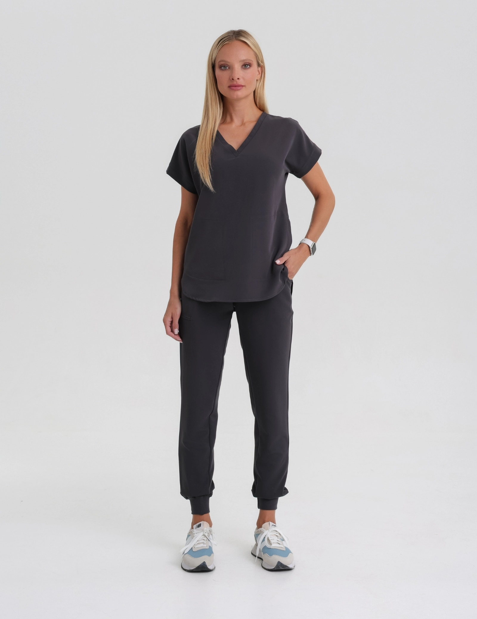 Kendall Medical Bluse - Schatten