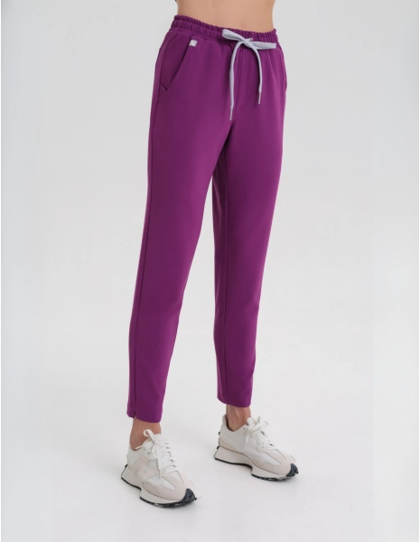 Damen Basic Hose - GRAPE PURPLE