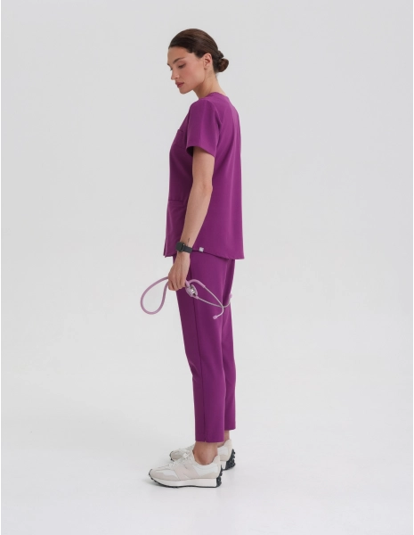 Damen Basic Hose - GRAPE...