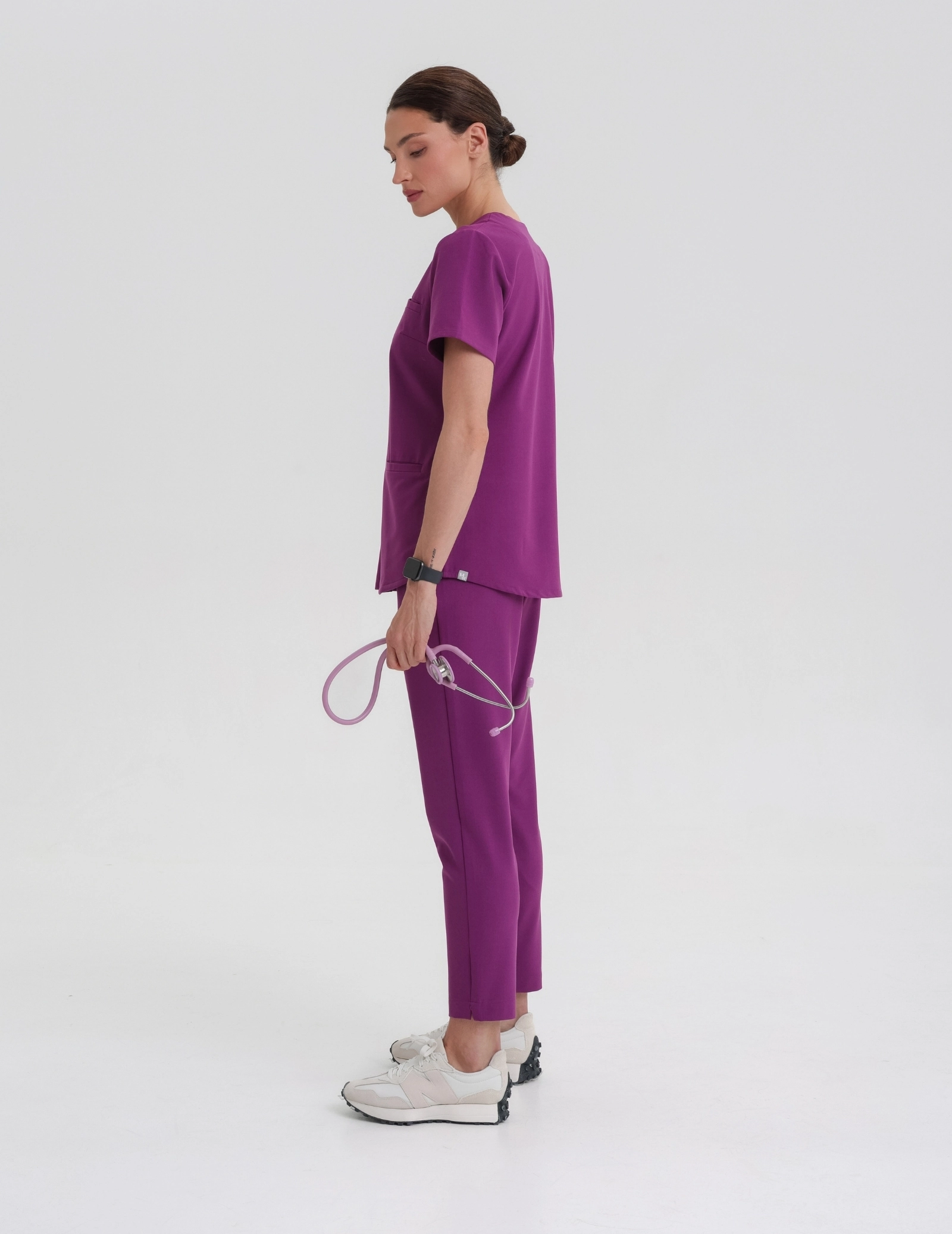 Damen Basic Hose - GRAPE PURPLE