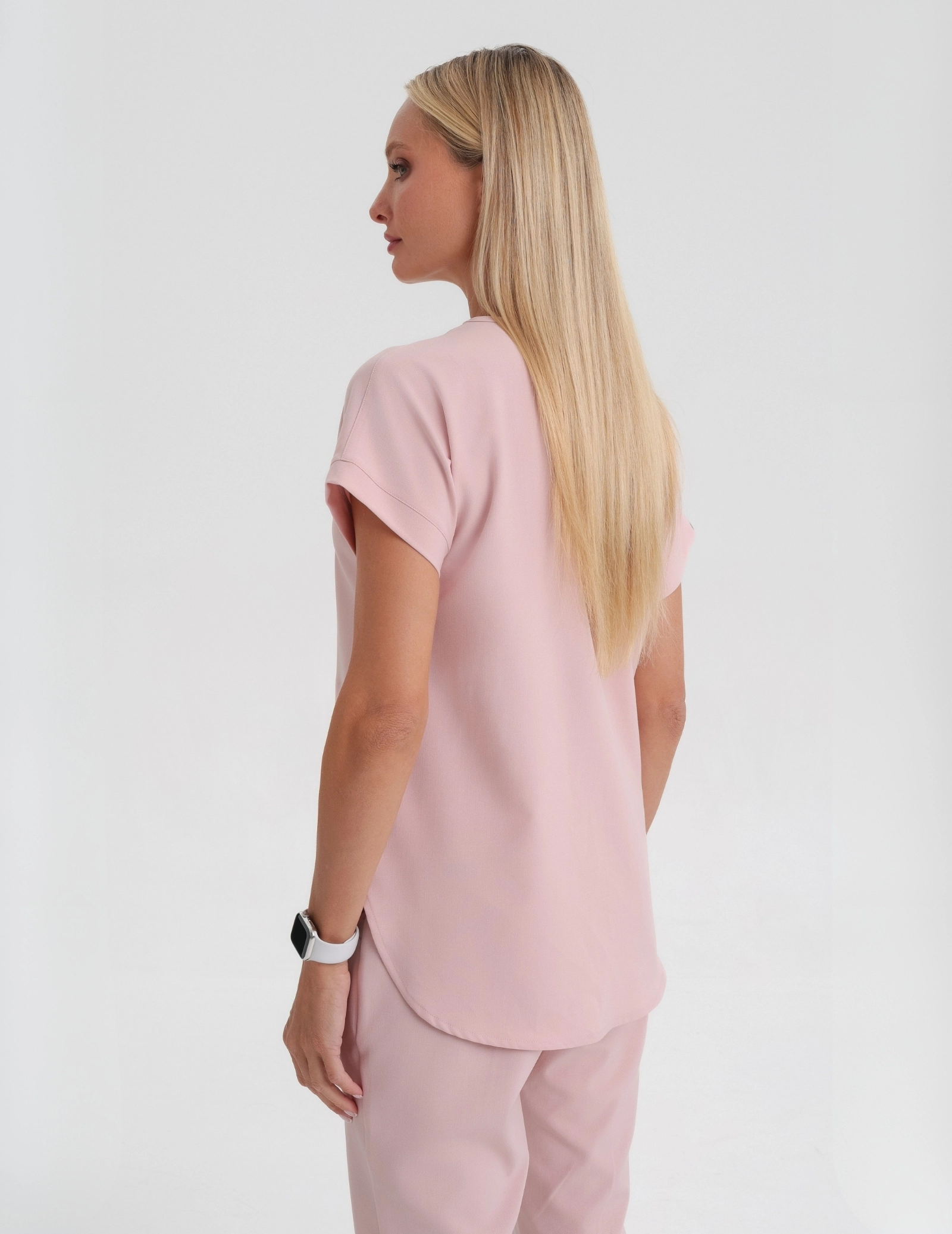 Kendall Medizinische Bluse - DUSTY ROSE