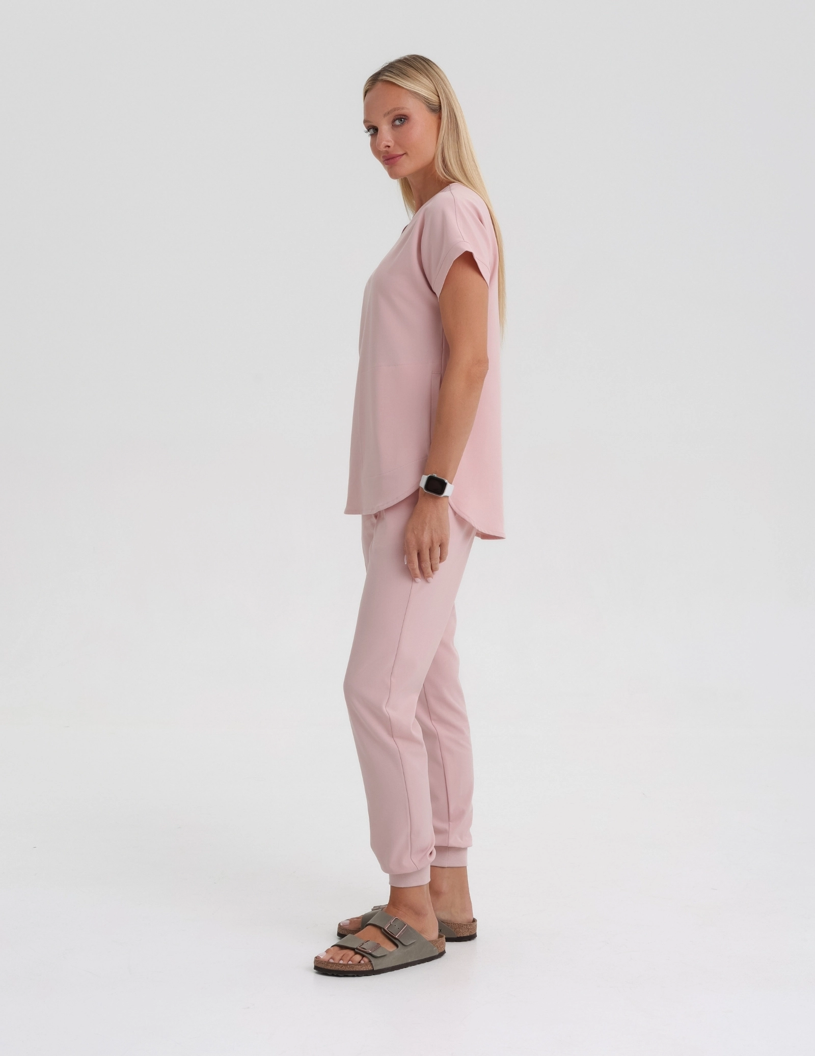 Kendall Medizinische Bluse - DUSTY ROSE