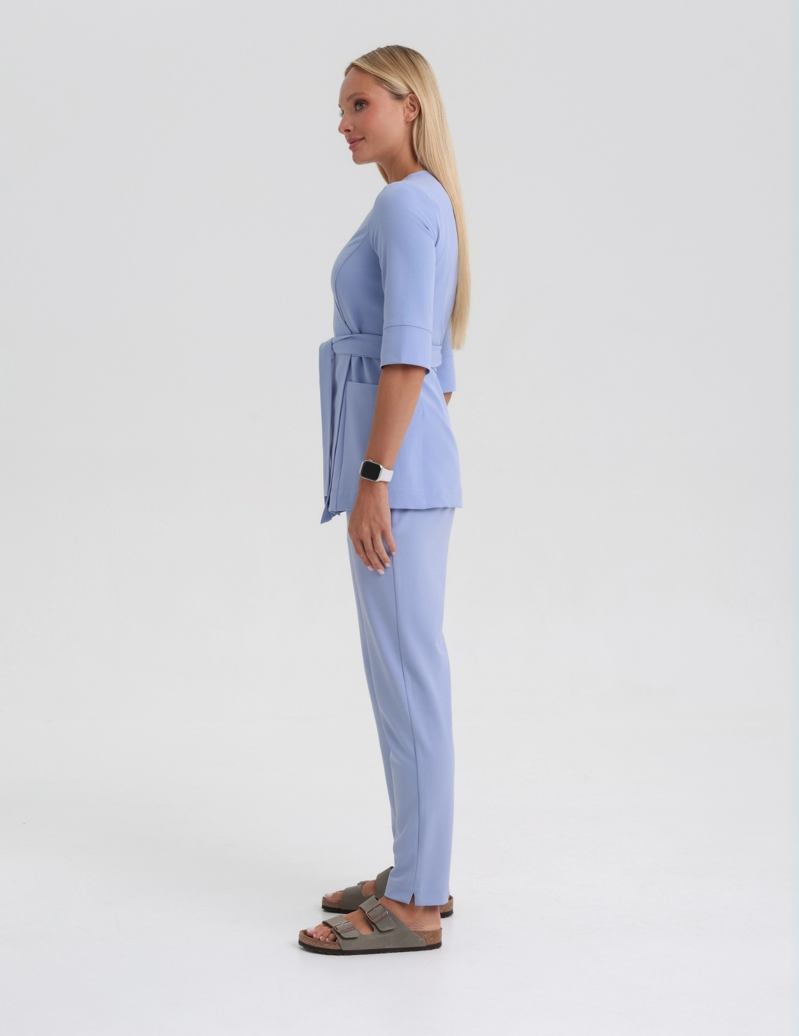 Damen Basic Hose - CEIL BLUE