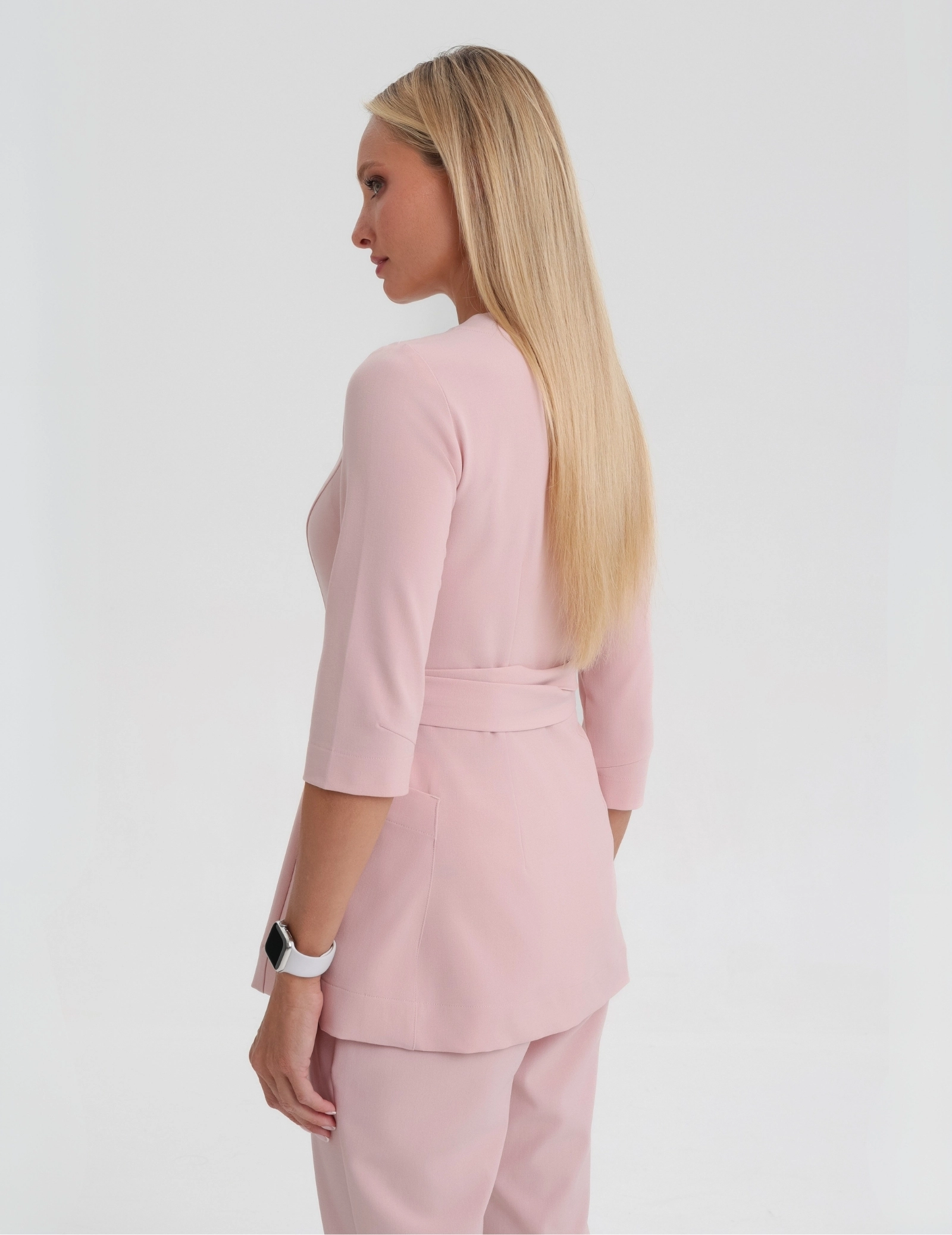 Medizinische Wickelbluse Rosalie - DUSTY ROSE