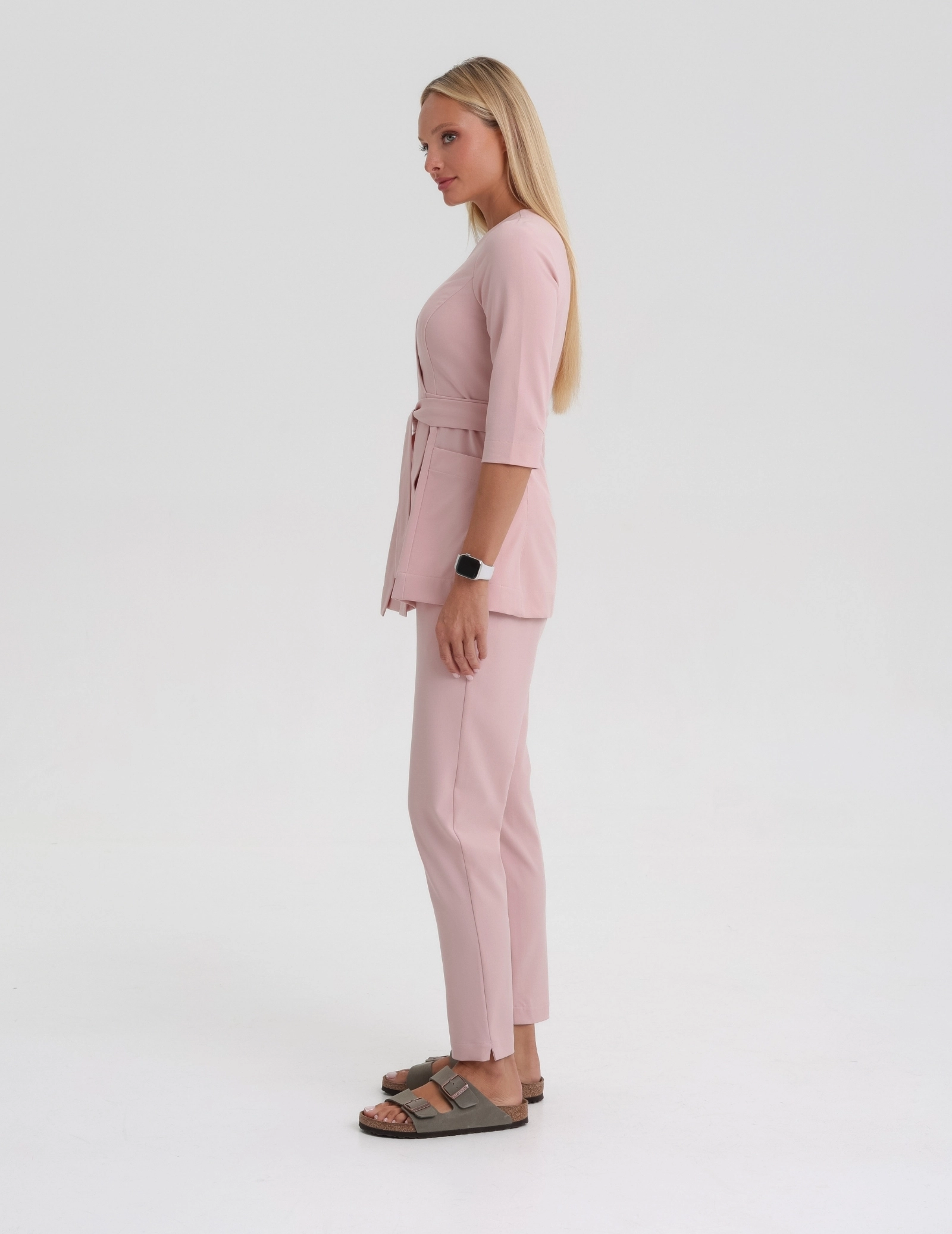 Medizinische Wickelbluse Rosalie - DUSTY ROSE