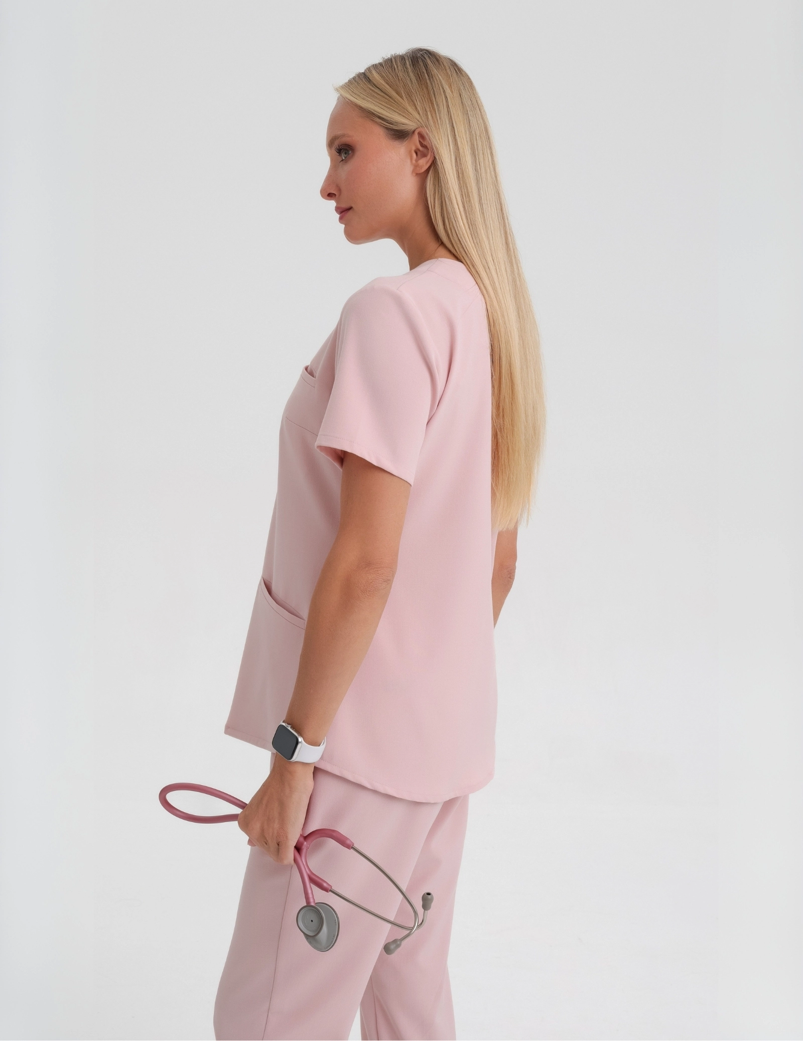 Medizinischer Kasack Grace - DUSTY ROSE