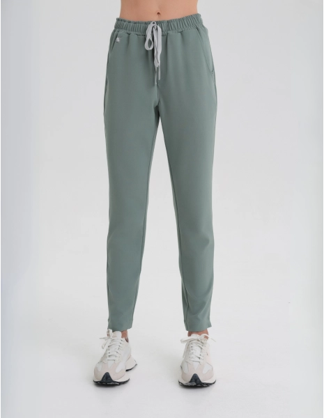 Damen Basic Hose - DUSTY GREEN