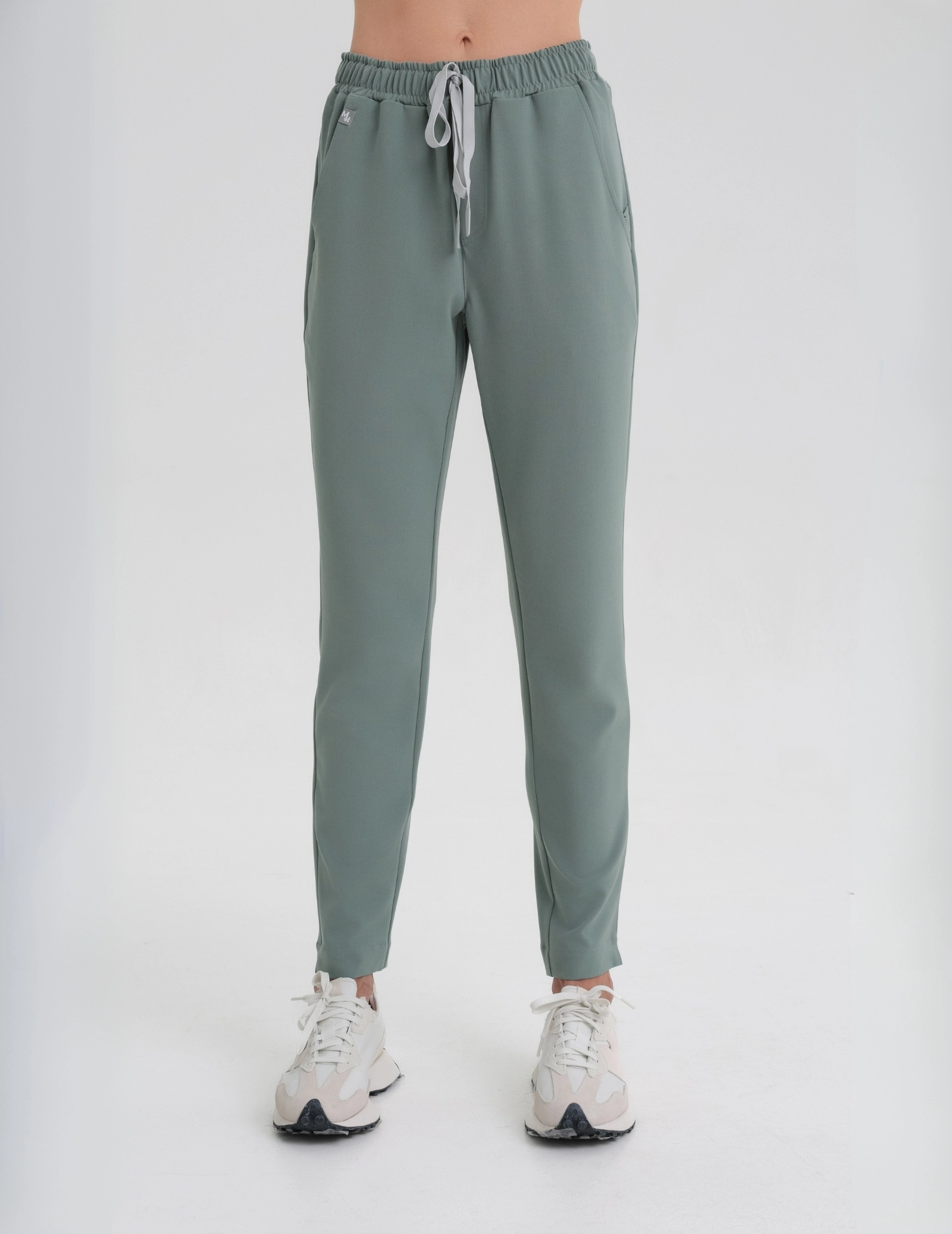 Damen Basic Hose - DUSTY GREEN