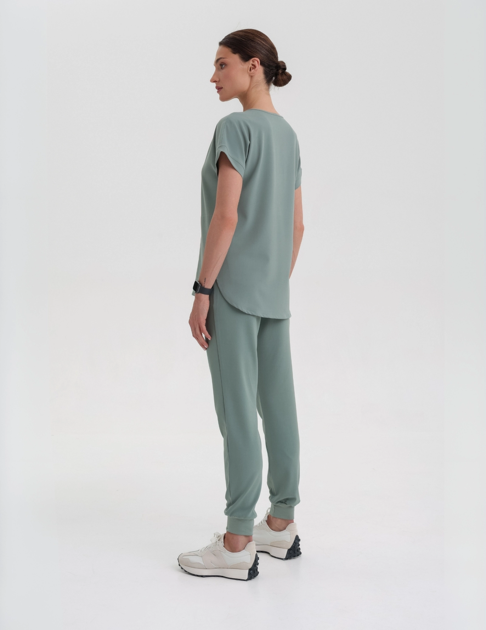 Damen-Jogger – DUSTY GREEN