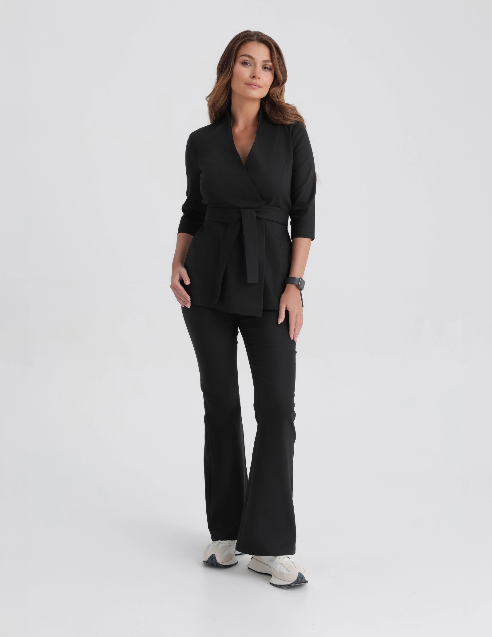 Medizinische Tunika Zoya - TRUE BLACK