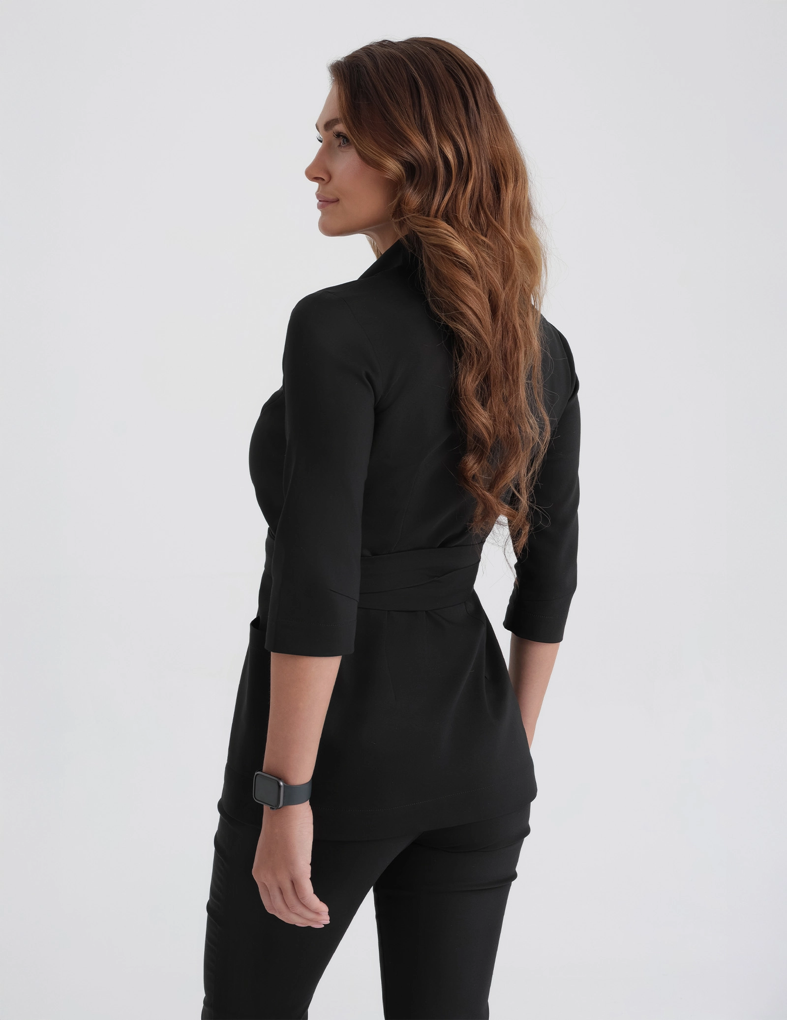 Medizinische Tunika Zoya - TRUE BLACK