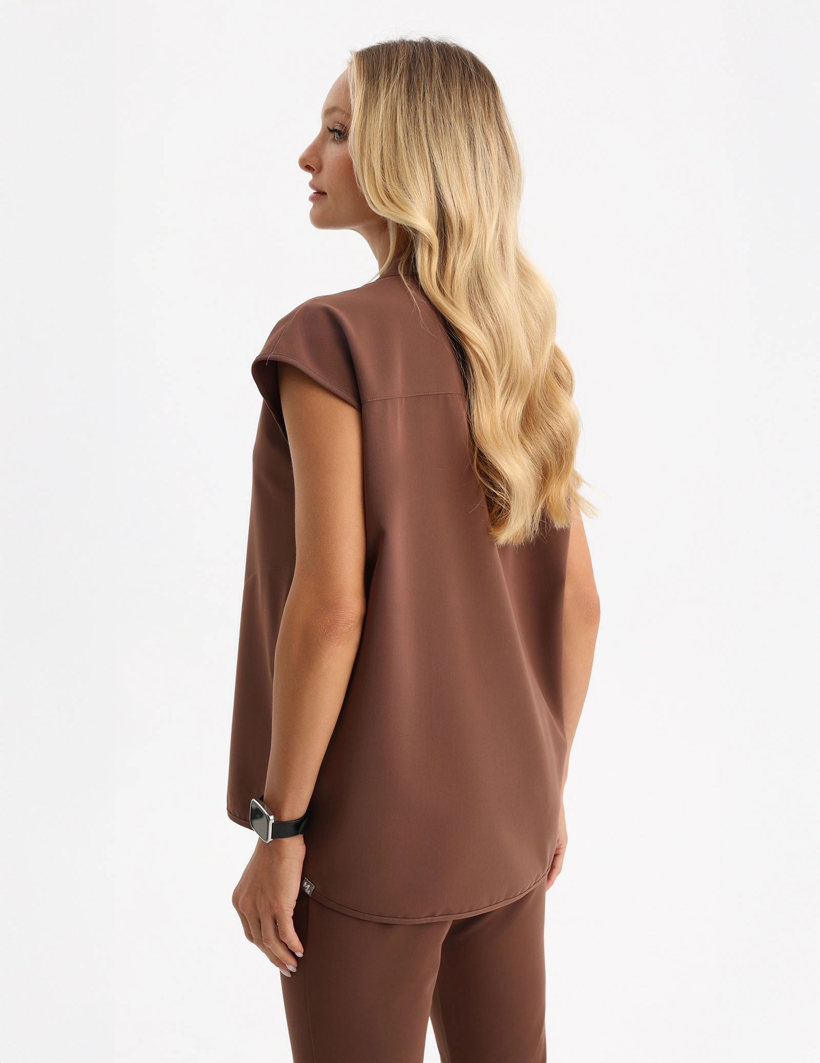 Medizinischer Kasack Khloe - MILKY BROWN