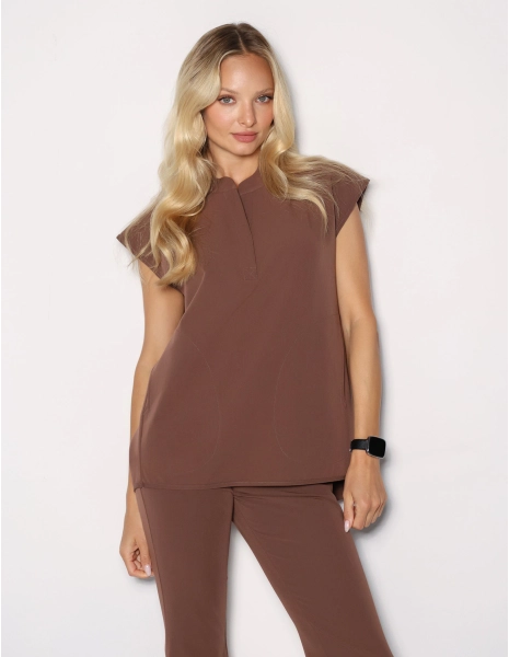 Medizinischer Kasack Khloe - MILKY BROWN
