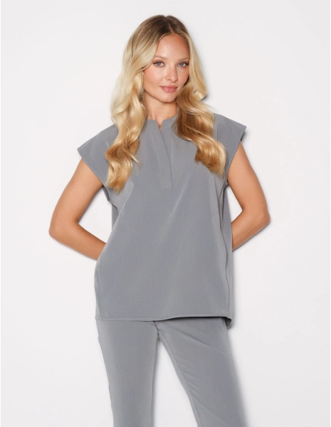 Medizinischer Kasack Khloe - SHARK GRAY