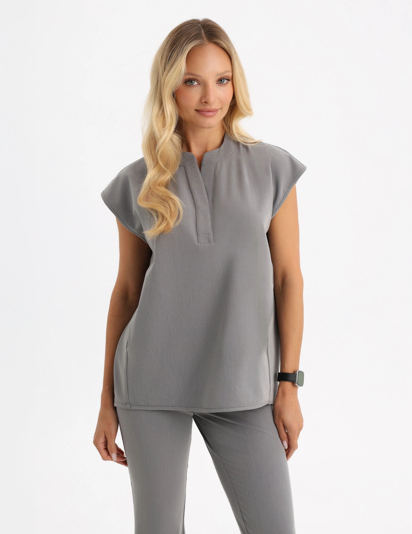 Medizinischer Kasack Khloe - SHARK GRAY