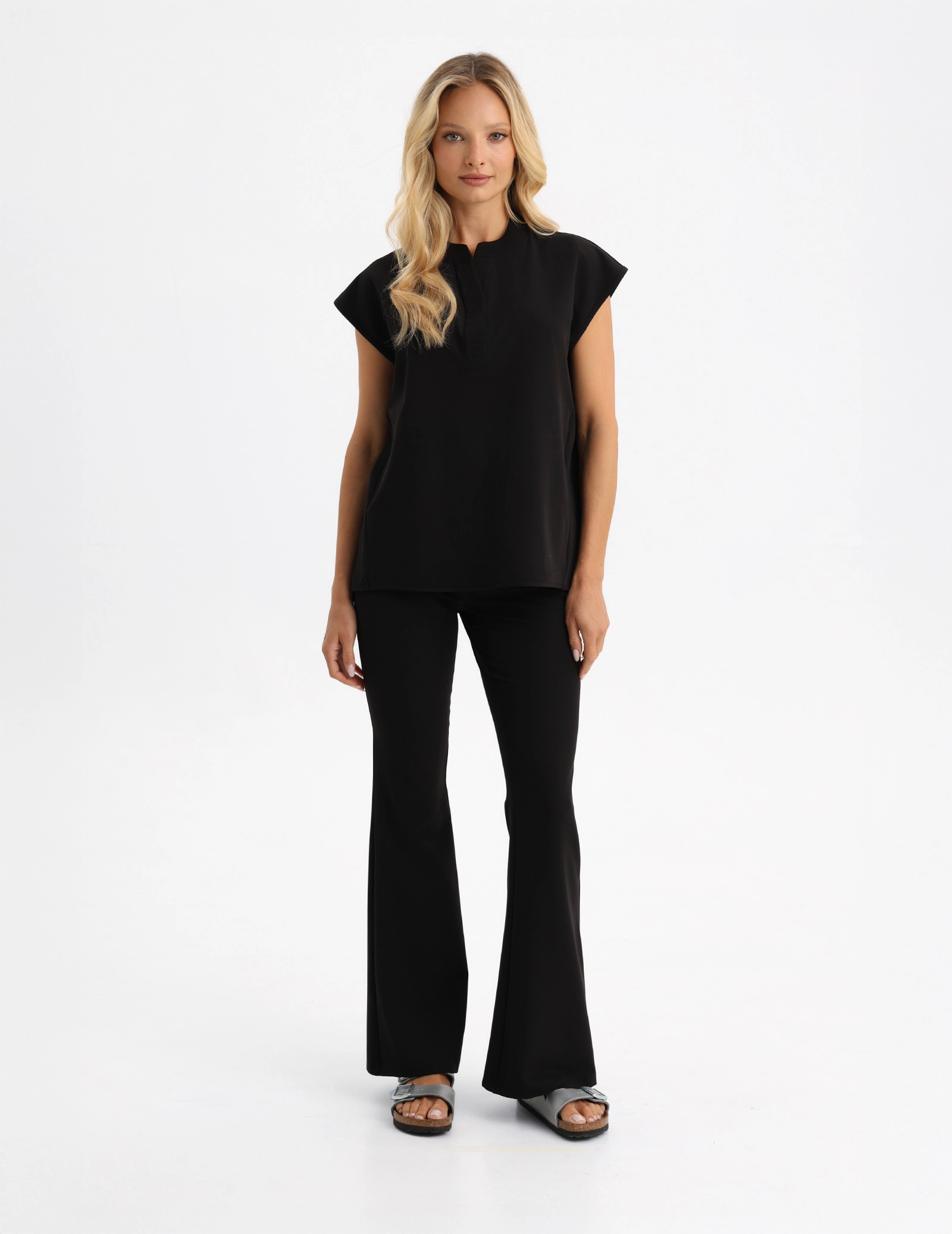 Medizinischer Kasack Khloe - BLACK