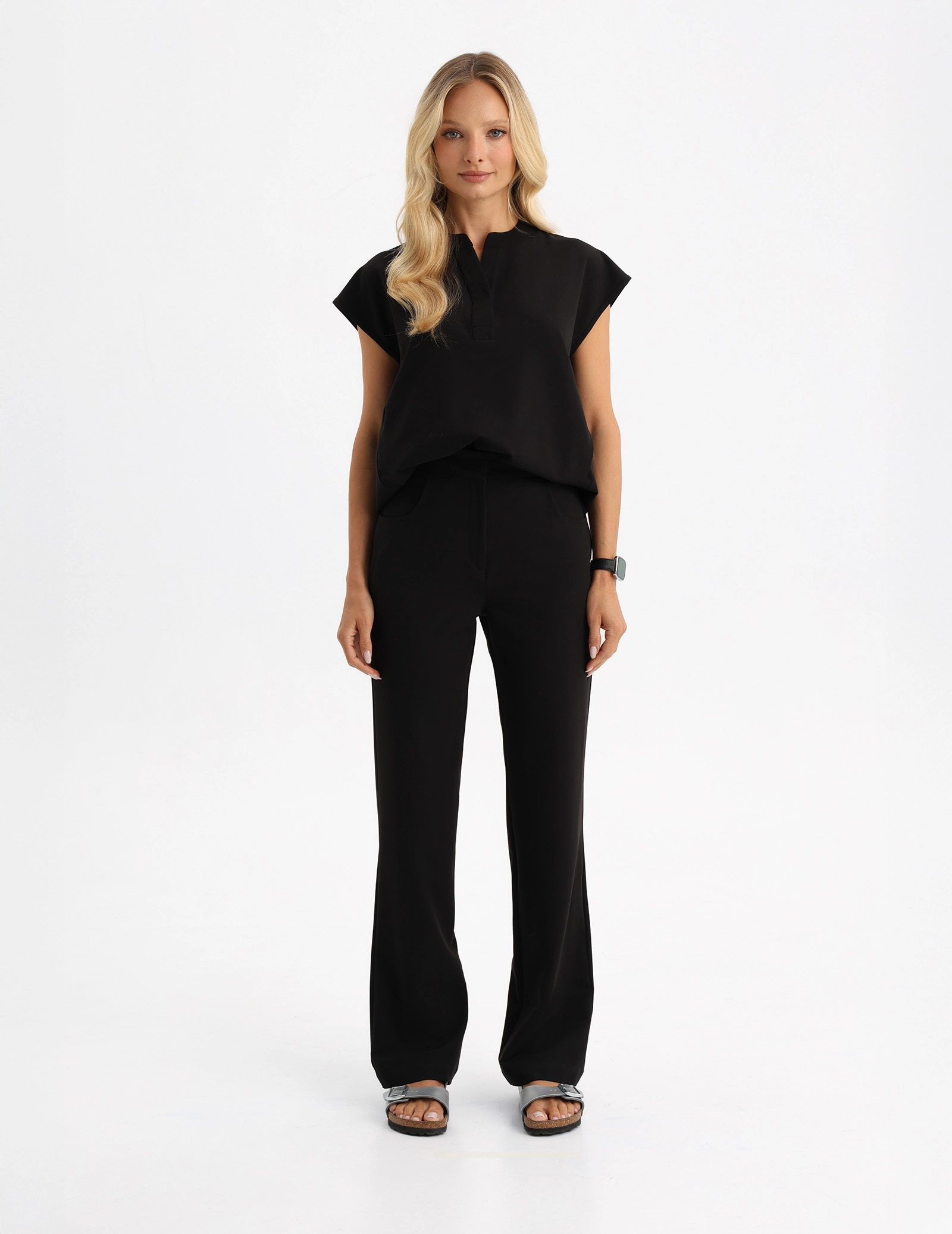 Medizinischer Kasack Khloe - BLACK