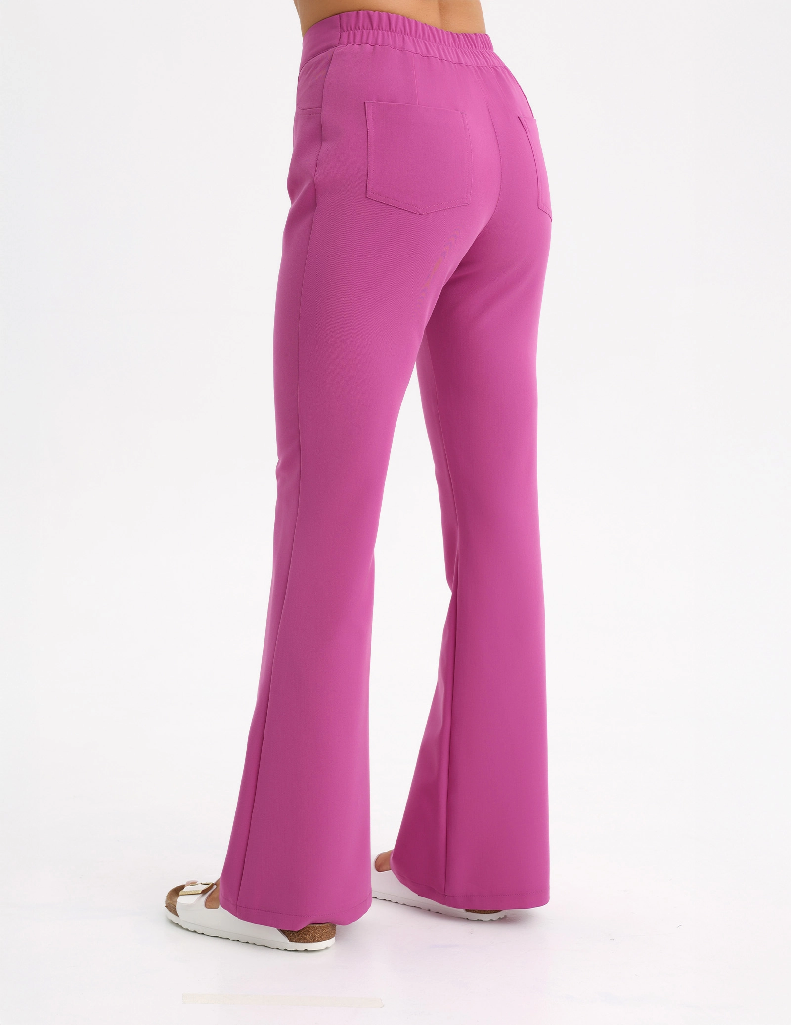 Damen Medizinische Hose Flare - ELECTRIC PINK