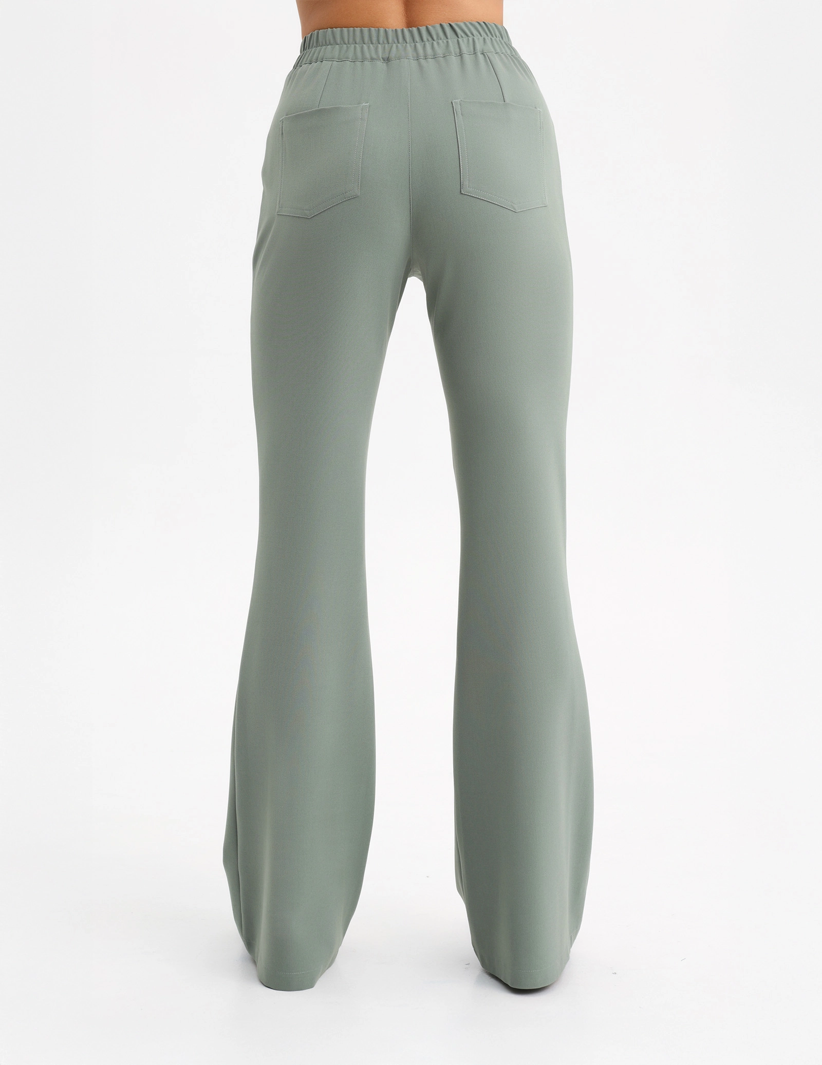Damen Medizinische Hose Flare - DUSTY GREEN
