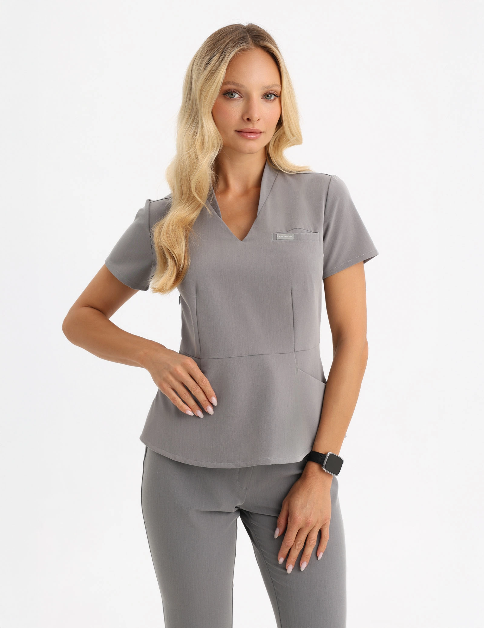 Medizinischer Kasack Kori - SHARK GRAY