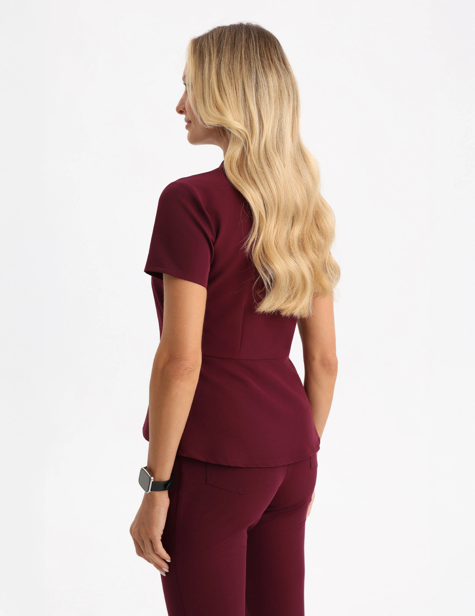 Medizinischer Kasack Kori - BURGUNDY